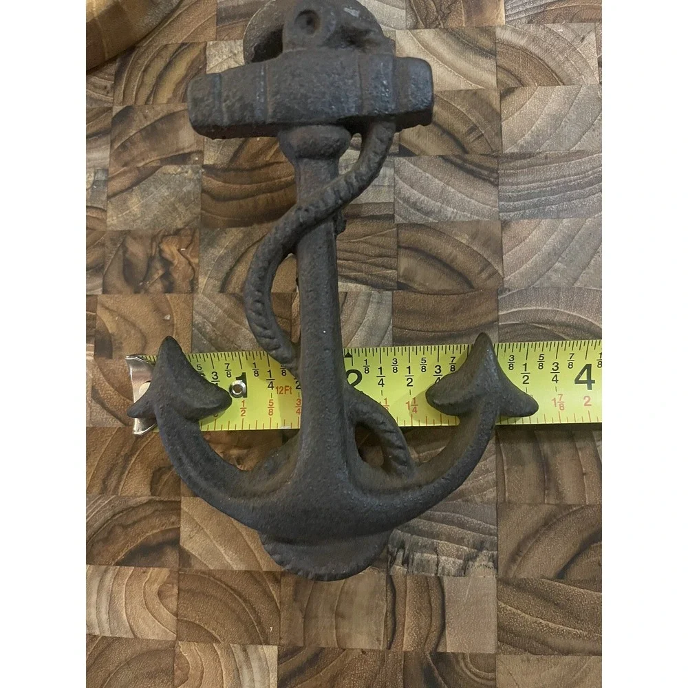 Vintage Solid Cast Iron Anchor Nautical Door Knock